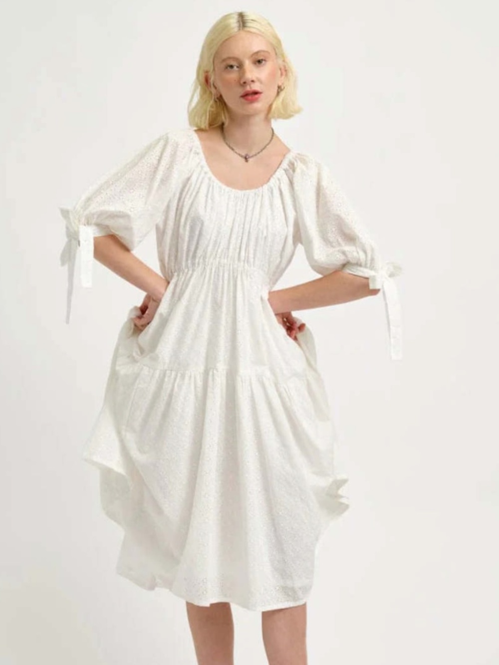 Eliza Faulkner 'Jolen' Eyelet Dress (NWT)